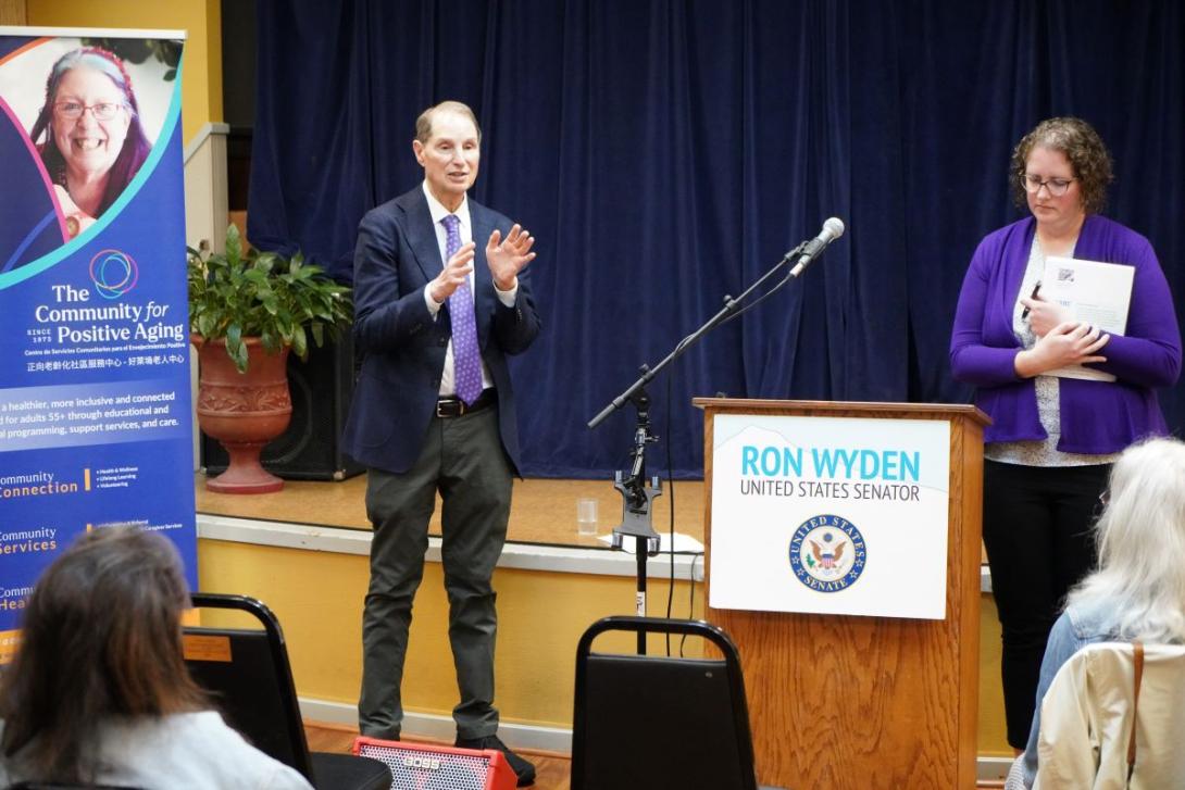 Wyden Medicare event