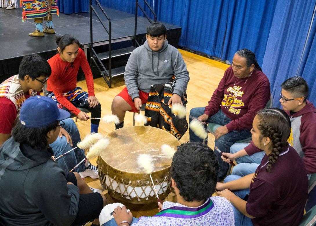 Native drumming Native drumming