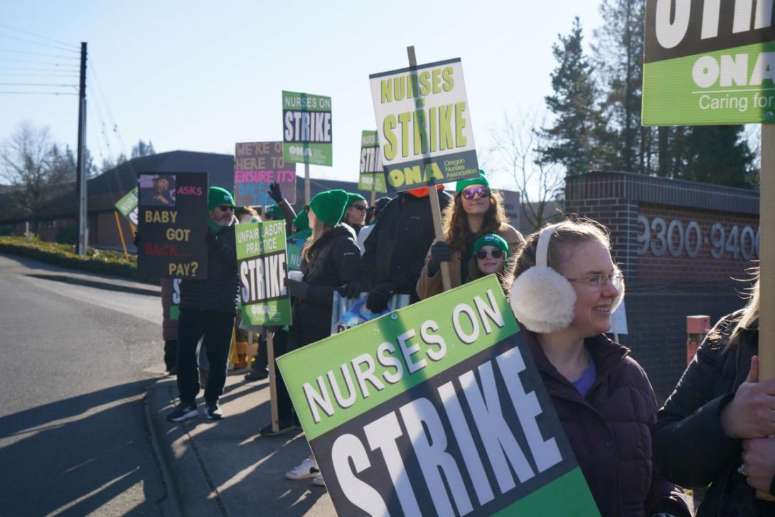 Nurse picket Providence