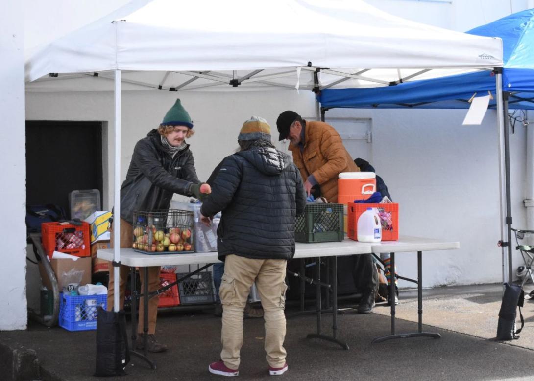 Volunteers at First Christian Church