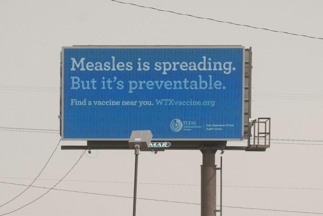 Measles billboard