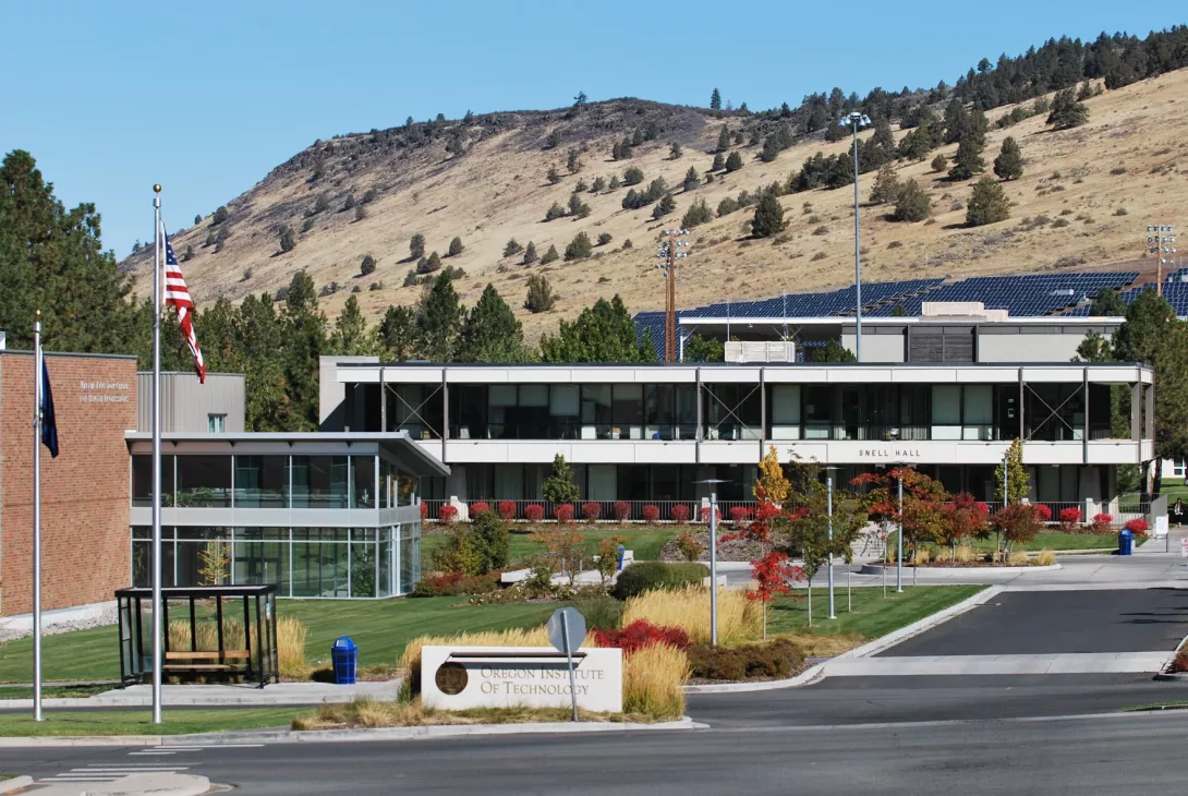 The Oregon Institute of Technology campus in Klamath Falls. The Oregon Institute of Technology campus in Klamath Falls.