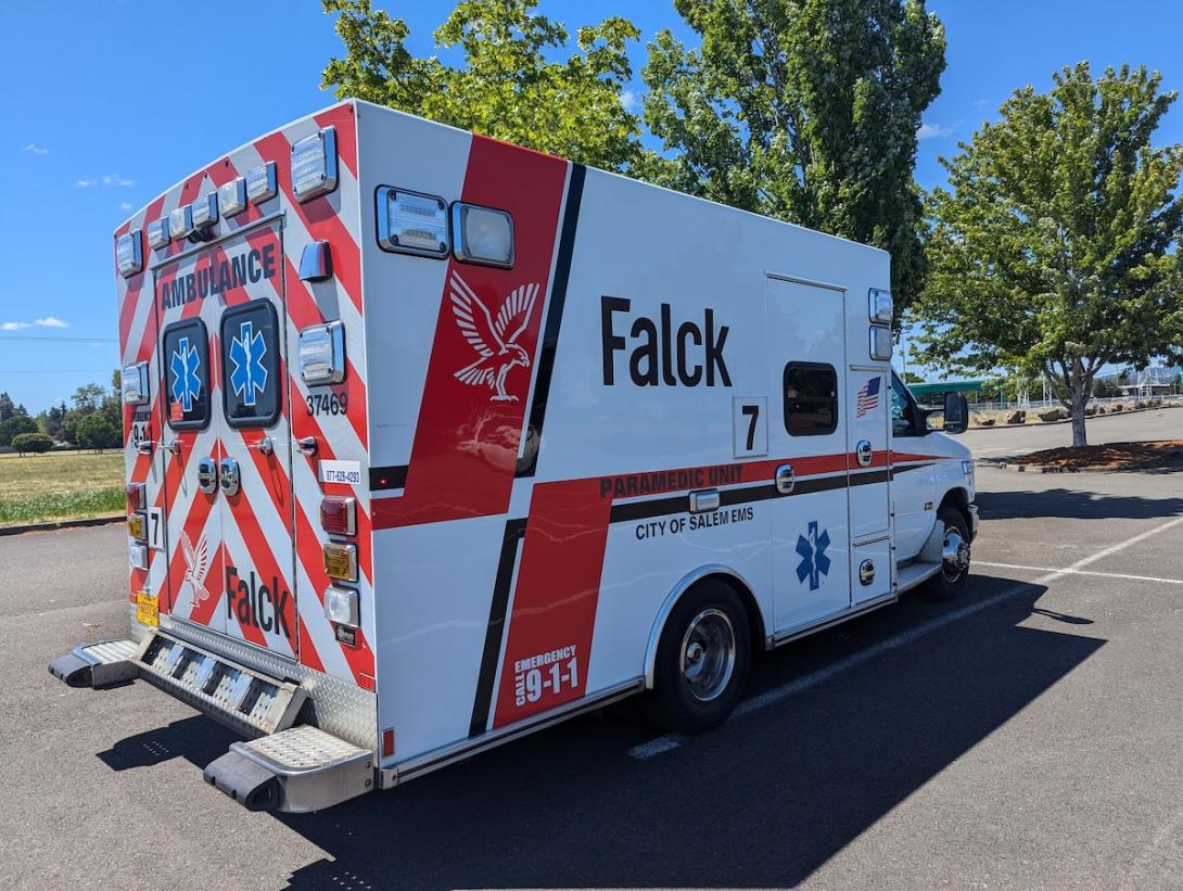 Falck ambulance in Salem