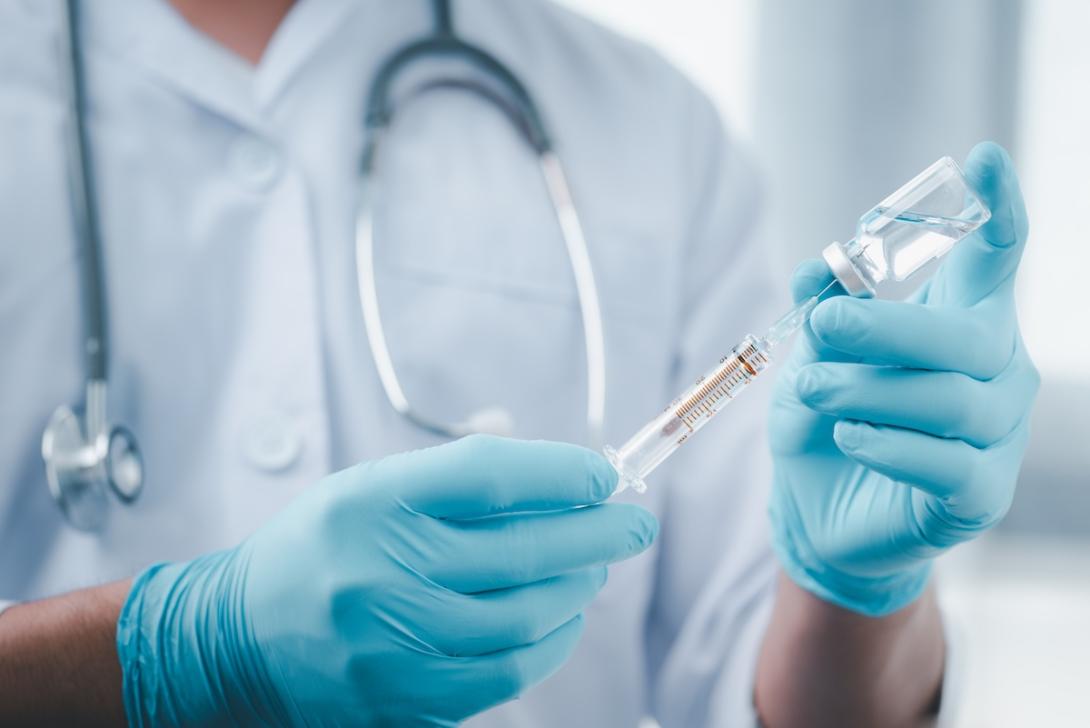 Needle and medicine shot