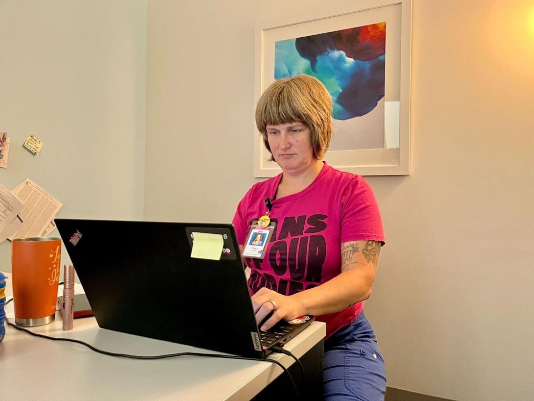 Jess Deis, a nurse practitioner and nurse midwife in Kentucky