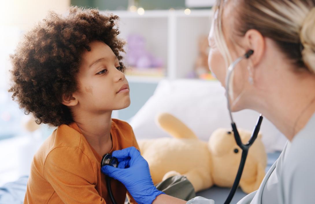 Child with doctor