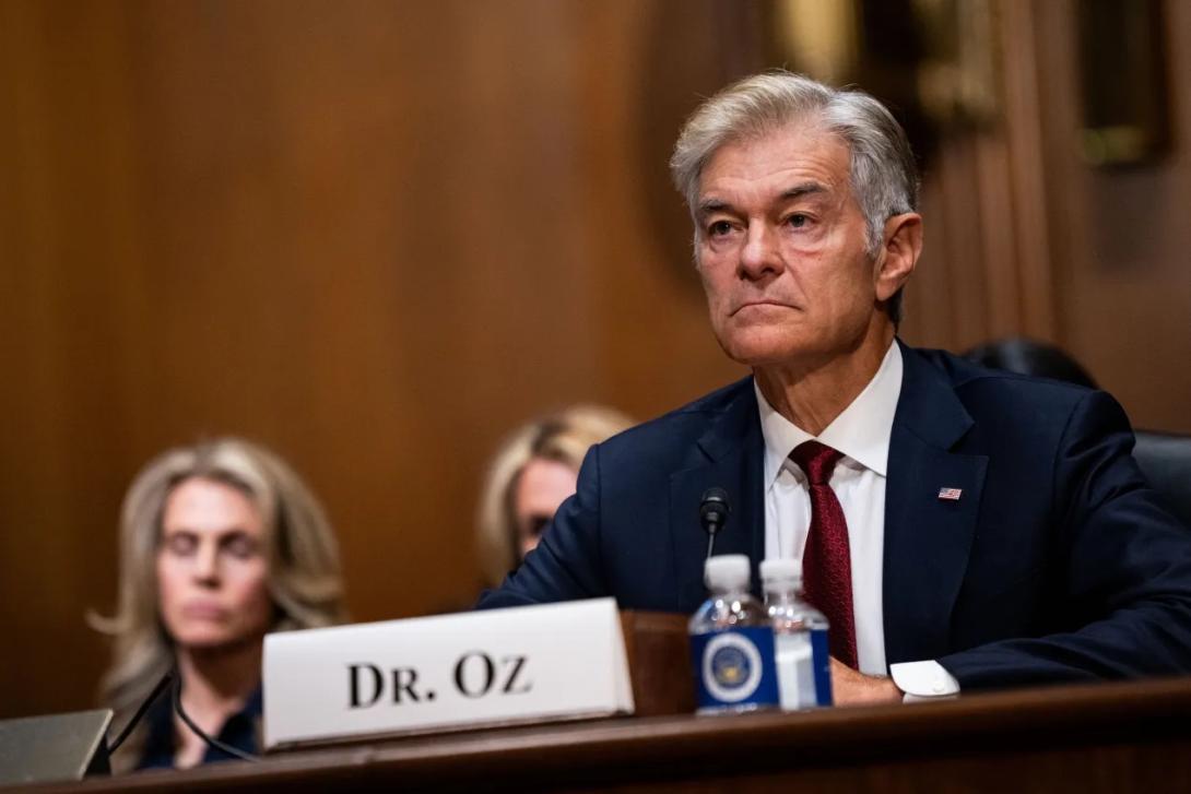 Mehmet Oz at his confirmation hearing March 14, 2025