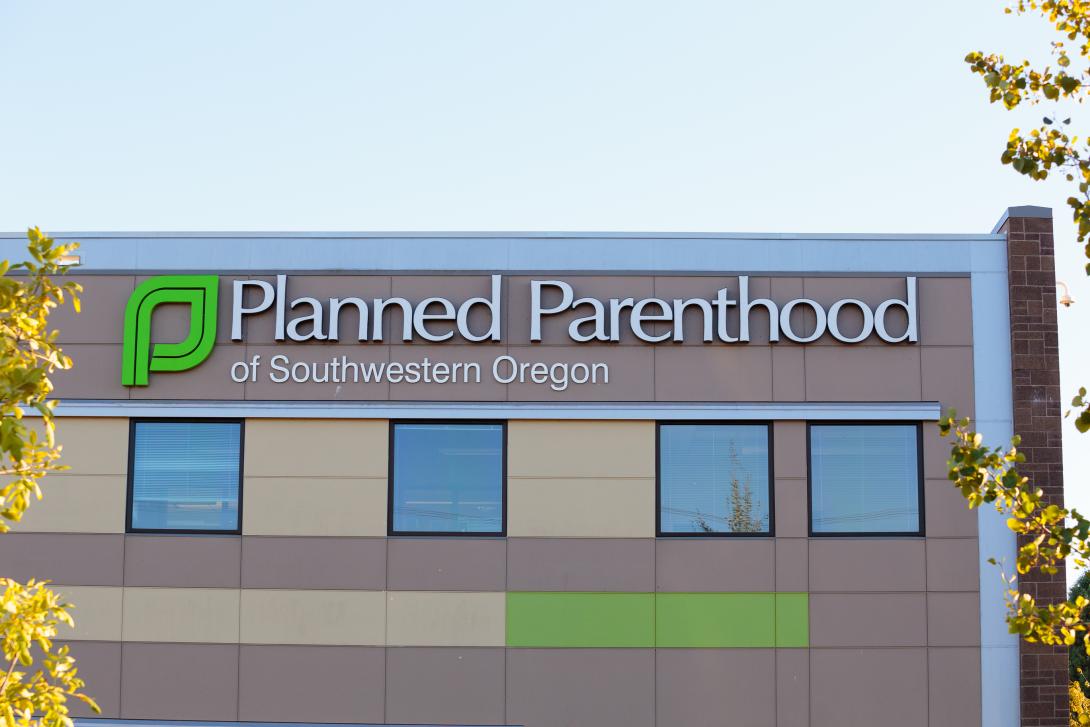 Planned Parenthood clinic in Eugene, Ore.