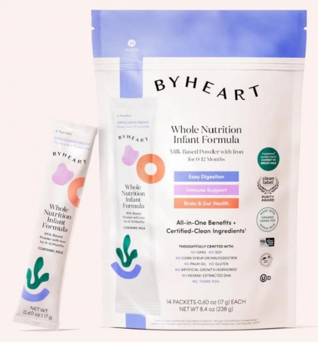Byheart infant formula product