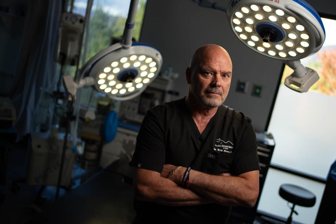 A Utah plastic surgeon, Dr. Kirk Moore, admits he distributed falsified COVID-19 vaccine cards and discarded government-supplied doses.