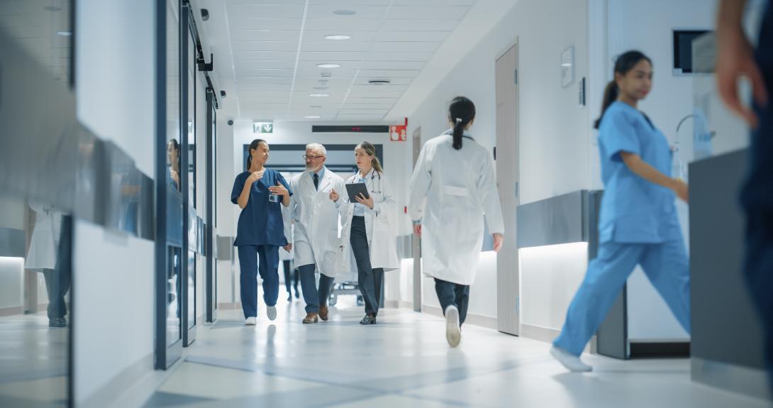 Nurses at a hospital