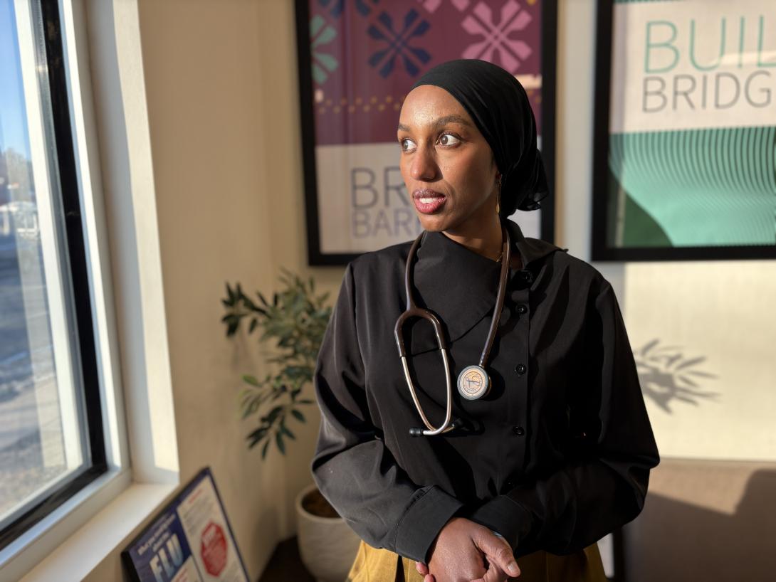 Munira Maalimisaq runs a network that provides health care in the homes of people afraid to venture outside while ICE is arresting people.