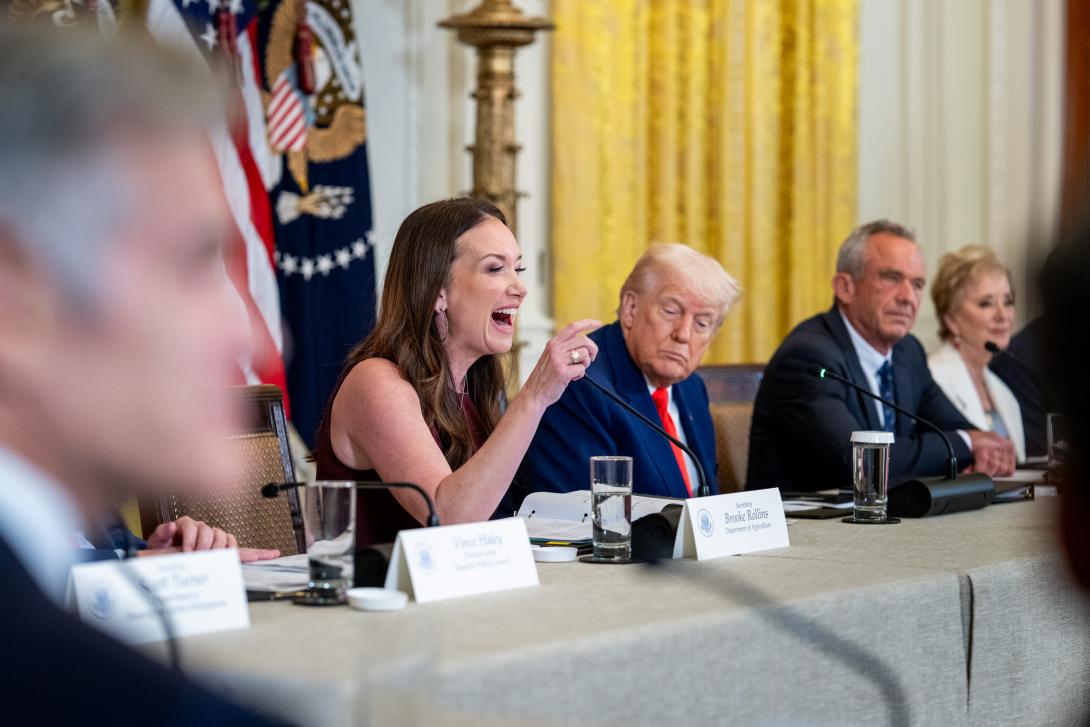 The White House announces the formation of the Make America Healthy Again Commission, May 2025.
