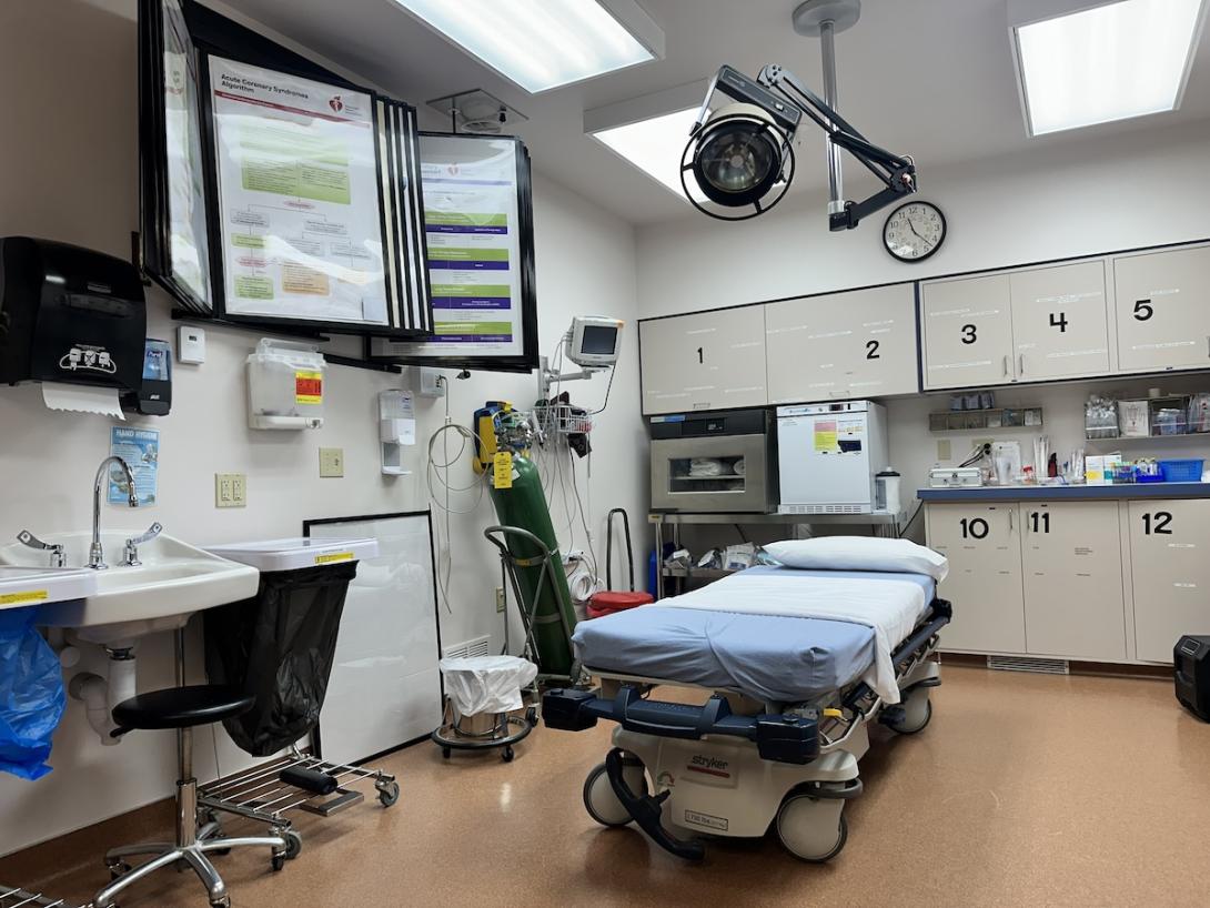 The emergency department at Big Sandy’s hospital 