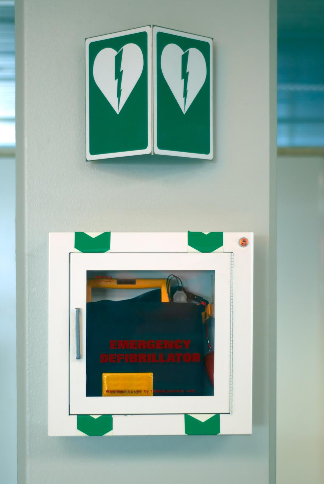 Defibrillator.