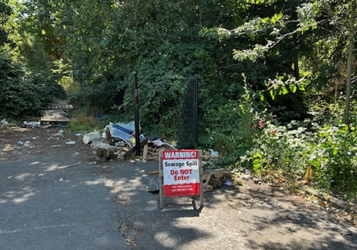 An Adventist Health lawsuit says that the city of Portland was alerted to sewage spills coming from Mall 205.
