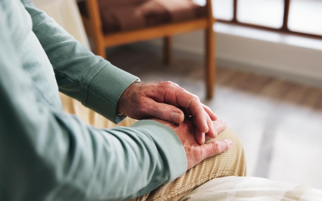 Man's hands