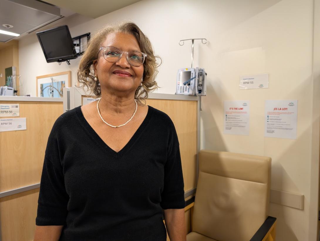 Elaine Batchlor, CEO of Los Angeles' MLK Community Healthcare, hopes for a loan to help ease a cash crunch.