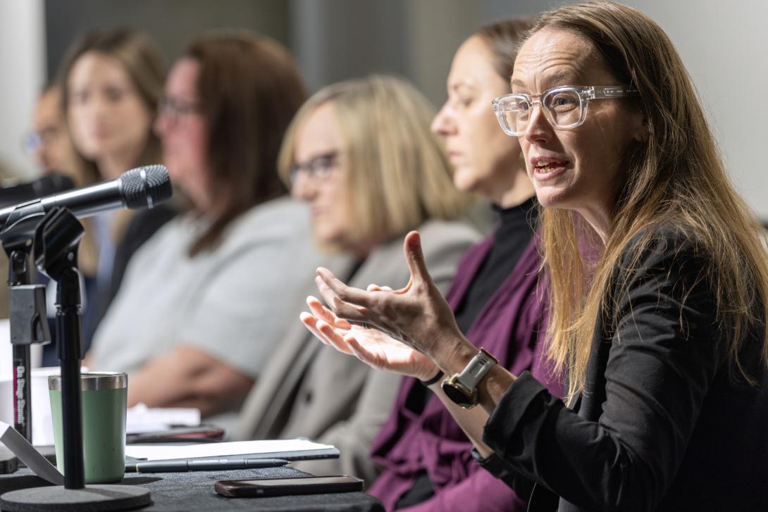 Panelists speak at the Oregon Health Forum on June 9, 2026.
