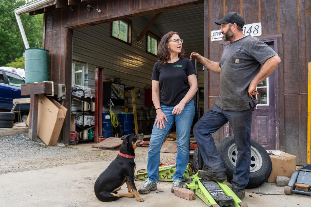 Rebecca and Ross Tobiassen, who own an auto shop in North Carolina, canceled their Affordable Care Act insurance last year.