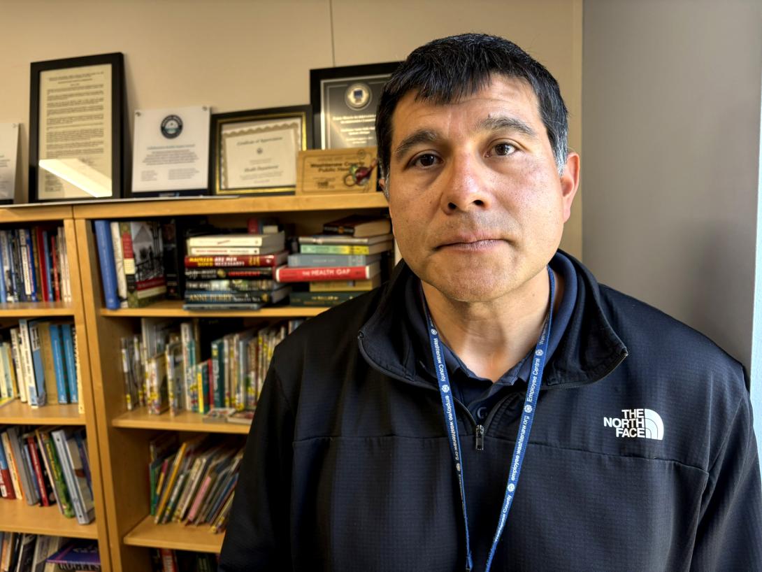 Juan Marquez says the in-person education sessions the state required for parents seeking vaccine waivers for their children became ineffective — and unsafe for staff. 