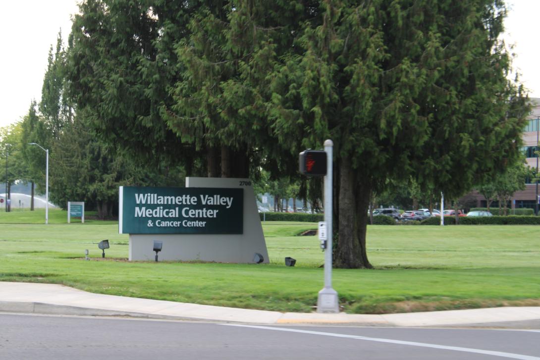 Willamette Valley Medical Center in McMinnville.