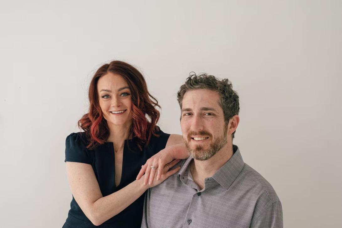Kristin (left) and Will Flanary, pictured here are known as Lady and Dr. Glaucomflecken on social media.