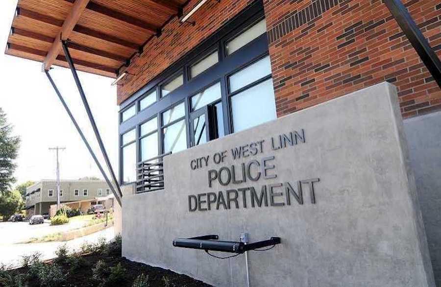 Building with sign that says West Linn Police Department.